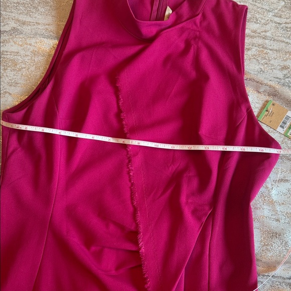 RACHEL Rachel Roy Fuchsia Asymmetrical Dress - Picture 6 of 8